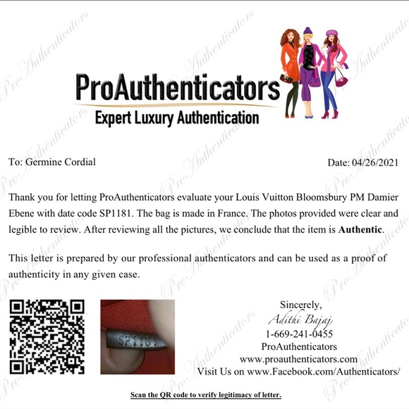 LOUIS VUITTON LV Bloomsbury PM EUC  Shoulder Bag Crossbody Damier - Picture 9 of 9